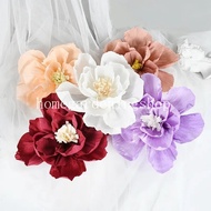 20cm Paper Flower Decorations Crepe Paper Flowers for Home Wedding Bridal Shower Birthday Party Backdrop Bridal Baby Shower Decoration