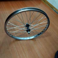 velg set united sepeda ukuran 20 inch roda sepeda depan velg jadi  roda depan untuk sepeda bmx MTB lipat mini velg set depan tinggal pasang