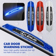 Reflective Car Door Sticker Safety Opening Warning Reflector Tape Decal Car Accessories For Lexus RX