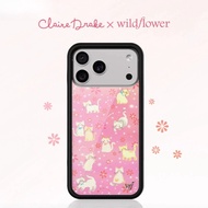 Claire Drake x Wildflower Joint Name Phone Case For iPhone 17 Pro Max 11 12 13 14 15 Pro Max 14 15 P