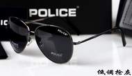 Kacamata Hitam Pria POLICE Mewah Logam POLARIZED + Hardcase