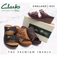 Luxurious Ladies Newest Signature’s Clarks Premium Quality Comfy Wedges Sandals Sandal Clarks Wanita
