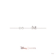Minnie Bow Infinity Chain Bracelet