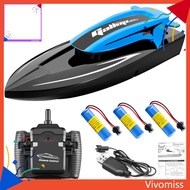 [VM] Led Light Rc Boat Dual-motor Speedboat High-speed Rc Boat with Led Lights Fun Energy-saving Speedboat Toy for Kids Remote Control Boat Set for Exciting Water Adventures