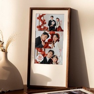 Wedding Photo Solid Wood DIY Porous Creative Photo Frame Couple Rectangular Photo Frame Swing Table 