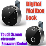 Mailbox letterbox Digital Password Electronic Lock Touchscreen Cabinet Smart Keyless  HDB condo