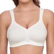 Women's Underwired Moulded London Minimiser Bra, White, 44F, White, 44DDD