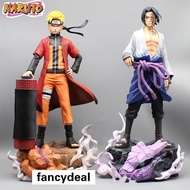 Anime Naruto Uzumaki Naruto &amp; Uchiha Sasuke GK Figure Collection Model Toys 42cm