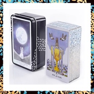 Tin Box Tarot - The Hidden Truth Oracle Card | Portable Size 10.3x6cm | Meaning On the Cards| 54 Car