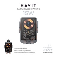 HAVIT HVWLC-W3033 15W FOD Sensor Quick Charge 2 in 1 Wireless Charger Holder