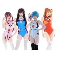 EVA Ayabo Rei Asuka cos Swimsuit Overwatch DVA Same Style One-Piece Swimsuit Ready Stock