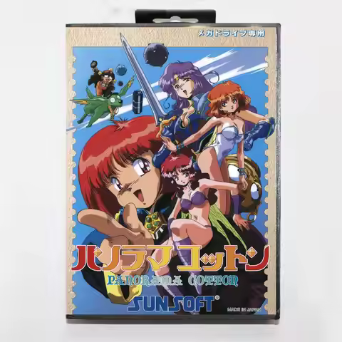 Hot Sale Panorama Cotton Game Card With Retail Box 16bit MD Cart For Sega Mega Drive/Genesis System