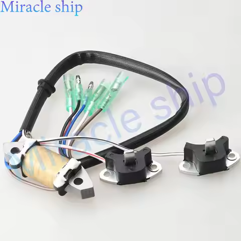 61N-85543-09 Coil Pulser Assy And 69P-85541-19 Charge Coil Boat Motor Engine Accessories For Yamaha 