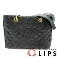 香奈兒 GST 托特包 A50995 魚子醬紋皮革女士托特包

黑色 [二手]