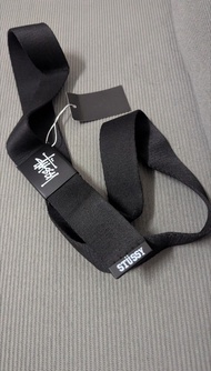 Black Stussy Free Size Belt 腰帶