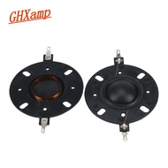 GHXAMP 25.4mm Gegelung suara Tweeter Tanduk Hitam Filem diafragma sutera treble 8OHM 25.5 Teras Pemb
