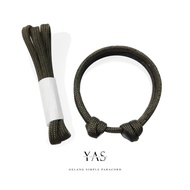 Simple Knot Paracord Bracelet. Bracelet Simple Knot Paracord Prusik Sliding Knot