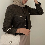 Tweed Blazer - Women's Blazer