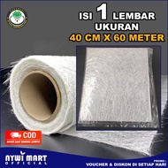 TERMURAH ISI 5 Lembaran Serat Fiber 40x60 cm / Mat fiber / Waterproofing / Penambal Bocor / Anti Boc