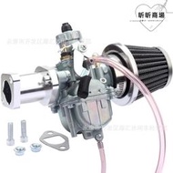 車212cc gx200 6.5 ct200u kt196化油器vm22進氣管空氣濾芯器銀