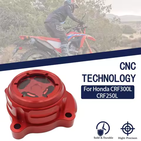 CNC Aluminum Oil Filter Cover For HONDA CRF300L CRF300LRally CRF250LRally CRF250LRally CRF250L