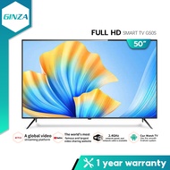 GINZA TV 65 inches smart tv sale 55" Inch Google Smart Digital LED TV 50'' 43'' 32'' inch TV With Android OS 9 FHD  Youtube/Netflix flat-screen TV