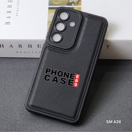 SAMSUNG A26 CASE LEATHER PRO BLACK CASE BLACK SAMSUNG A26