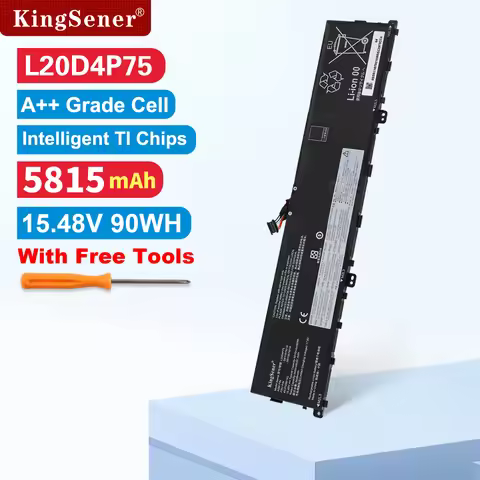 KingSener L20D4P75 Laptop Battery for Lenovo ThinkPad P1 Gen 4 Gen 5 Gen 6 Type 20Y3/20Y4/21DC L20M4