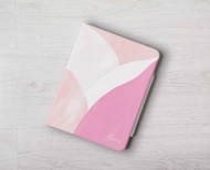 免費加名粉色抽象風 iPad case筆槽保護殼Pro 13 Air 7 11代