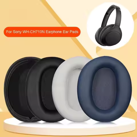 Replacement Foam Ear Pads Cushions for Sony WH-CH710N CH720N Headphones Soft Form Earpad High Qualit