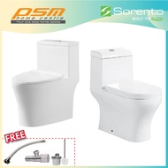 Sorento One Piece Water Closet Wash Down Flushing System Bathroom WC Package SRTWC287-RL / SRTWC8317