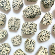 40g/120g/240g Natural Dalmatian Stone Tumble Stone Dalmatian Jasper Raw Stone Spotted Stone Mineral