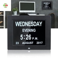 RADIV Digital Clock Dashboard Date Table Large Time Dementia Home Decor