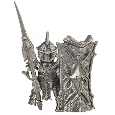 MOC Bricks Game Boss Tower Knight Building Blocks Demon's Souls Medieval Armored Soldier Action Figu