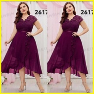 ❡ ◳ ♂ mumu fashion DRESS COLLECTION XL wedding ninang dress formal dress plus size dress