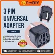 3 Pin Universal Adapter Travel Adapter Universal Plug Head UK Malaysia China Plug Socket Plug Adapto