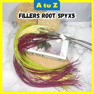 AtuZ [ReadyStock]Fillers Root SPYx5/Outdoor Artificial Colourful Fillers Root Plant/Plastic Stems Pl