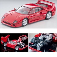 (預訂訂金$200 總價$450) Tomytec Tomica Limited Vintage NEO 1/64 Ferrari F40 紅色合金模型車