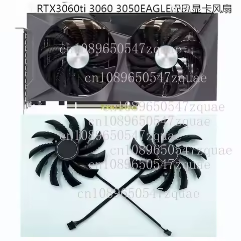 for GIGABYTE RTX 3060 Ti 3060 3050 EAGLE Falcon Graphics Card Silent Temperature Controlled Fan Repl
