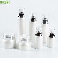 KIKO2E Vacuum Pump Bottle Travel 50/100/150ml Sample Pots Refillable Bottles Cosmetic Container Make
