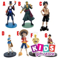 Anime One Piece Luffy Ace Sabo Zoro Nami Wano Figure - Mainan Figur