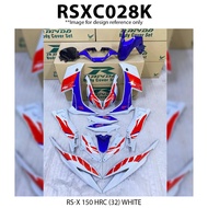 Cover Set Rapido Honda RS-X 150 HRC (32) White RSX150 Accessories Motor RS-X RS-X150 Putih Body Set
