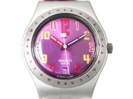 [專業模型] 石英錶 [SWATCH SP2535S] 鋁合金屬錶+金屬錶帶[粉紅色面] 軍錶/時尚/中性錶