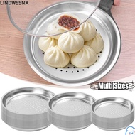 LINDW99NX 28/30/32/34cm Steamer, Stainless Steel Thickened Steaming Tray, Cooking Gadgets Dumplings 