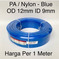 Pa Nylon Tubing Hose Blue Blue 12mm x 9mm OD 12mm ID 9mm Thickness 1.5mm Tube | Pa12 Pneumatic Polya