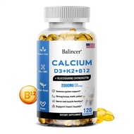 Balincer Calcium D3+K2+B12+Glucosamine Chondroitin 120 Capsules