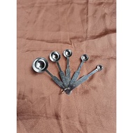 Stainless Steel Measuring Spoon Set 0.5ml/ 1.25ml/ 2.5ml 5ml/ 15ml