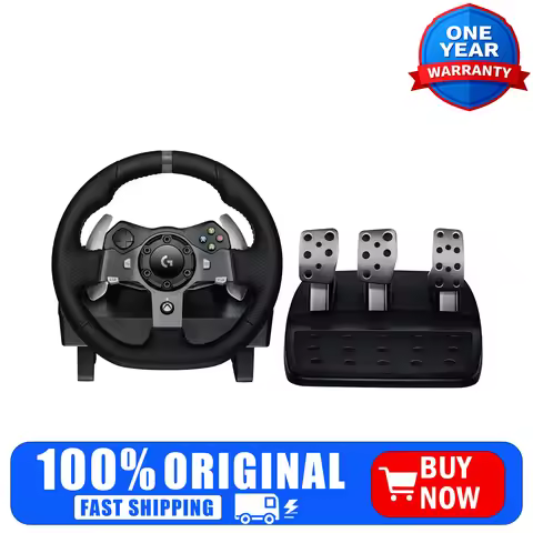 Logitech G920 Driving Force Racing Wheel & Floor Pedals for Xbox One & PC