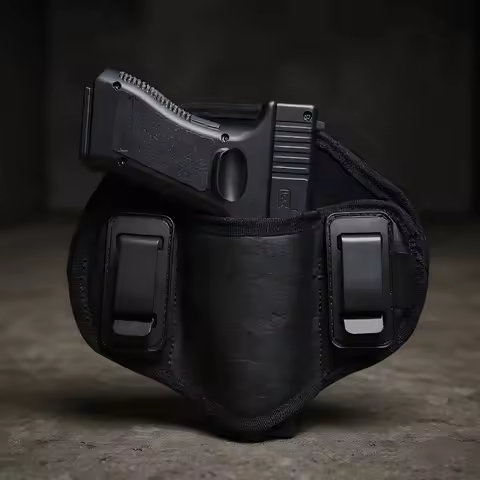 Universal Fit Tactical Gun Holster PU Leather IWB Pistol Holsters Concealed Carry for Glock 19 17, S