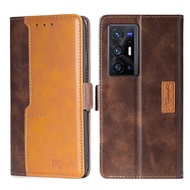 Flip Leather Casing VIVO X70 X60 X50 Pro Plus X50E Phone Case Wallet Book Cover
